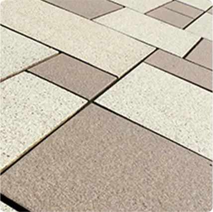 駐車場施工種類03:インターロッキング舗装を表す画像