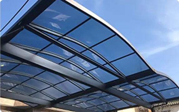 カーポート施工種類03:合掌タイプを表す画像