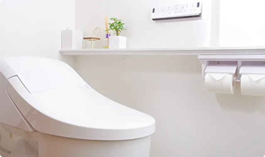 施工方法05:節水型トイレへの交換を表す画像