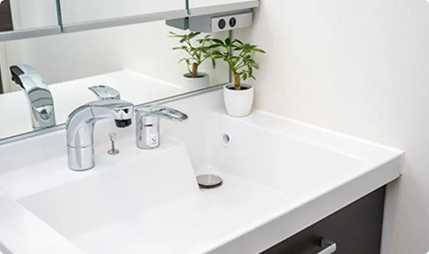 施工方法07:洗面台交換を表す画像